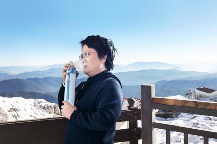 Hordozható oxigén légzőkészülék