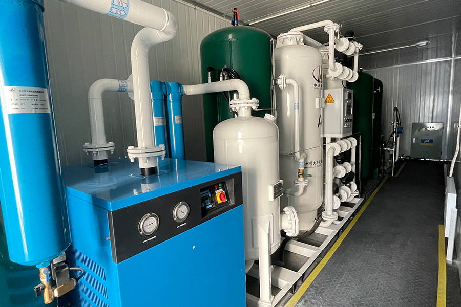 Konténer típusú PSA nitrogéngenerátor