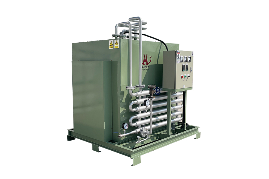 Négyzet alakú ammónia bomlás hidrogéntermelő egység