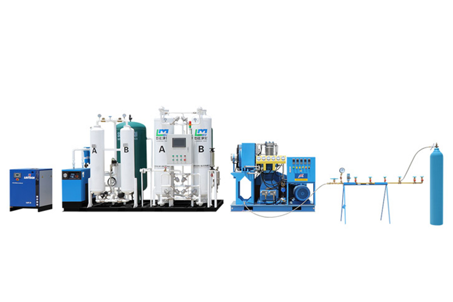 Orvosi helyszíni oxigén töltő rendszer